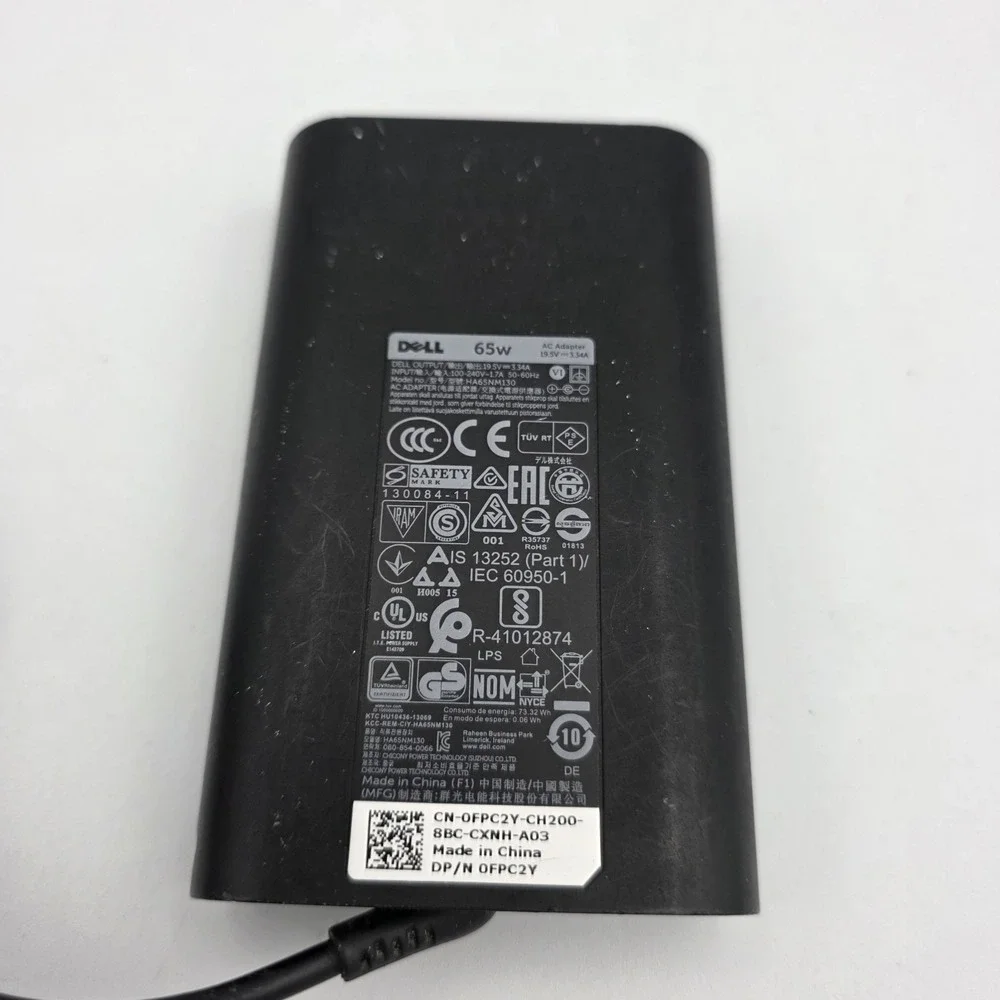 Dell 65 Watt AC Adapter Charger CN-OFPC2Y-CH200 Black